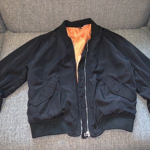 H&M Black Bomber